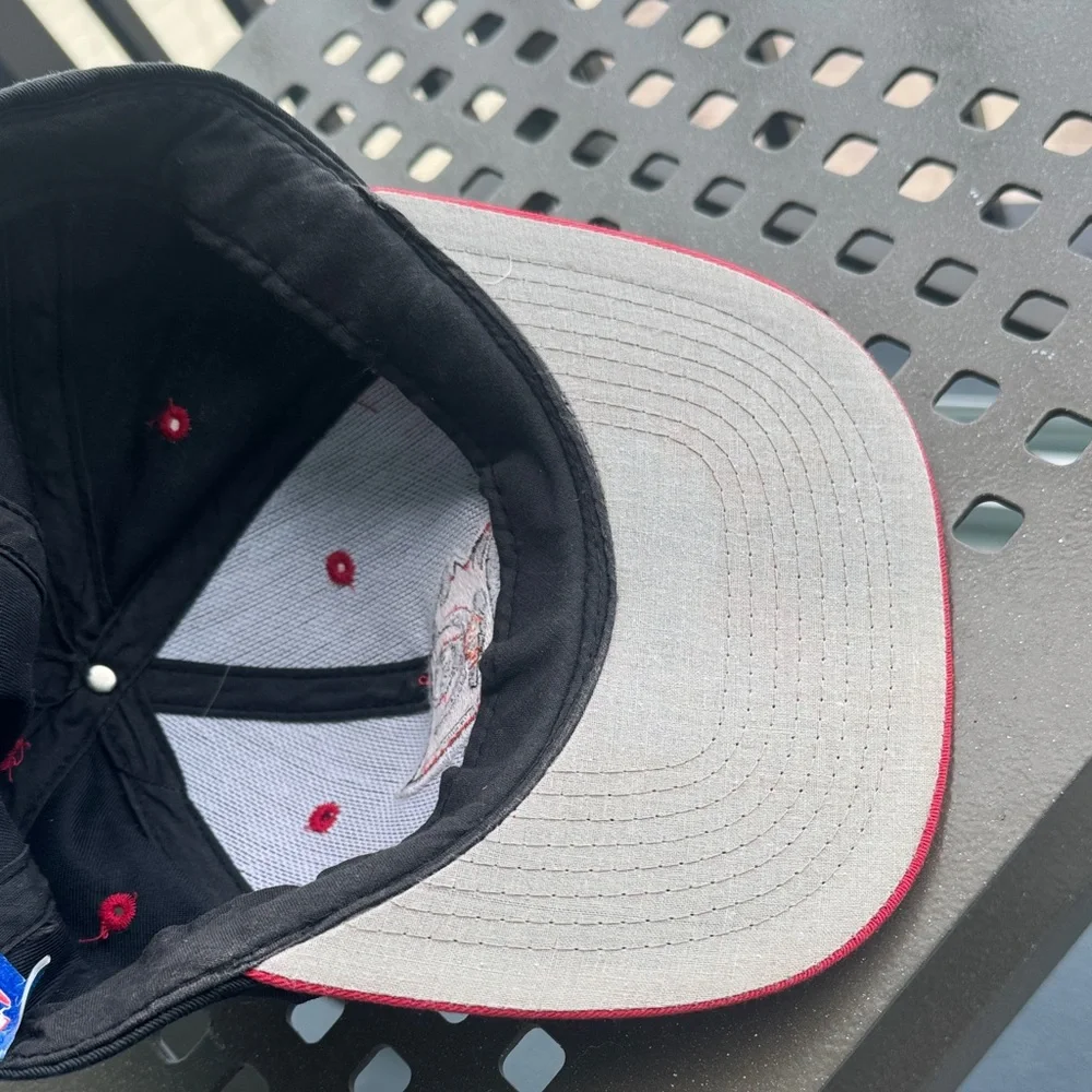 NFL embroidered Buccaneers Black and Red baseball game day Hat
